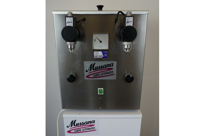 Automat do bitej śmietany Mussana Duo 12L 36% - używany