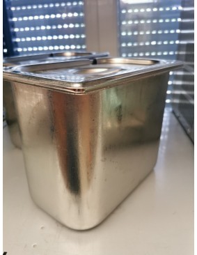 Pojemnik gastronomiczny GN 1/4 200mm 5L stal nierdzewna z pokrywą BLANCO