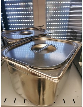 Pojemnik gastronomiczny GN 1/2 200mm 12.0l  + uchwyt stal nierdzewna z pokrywą BLANCO