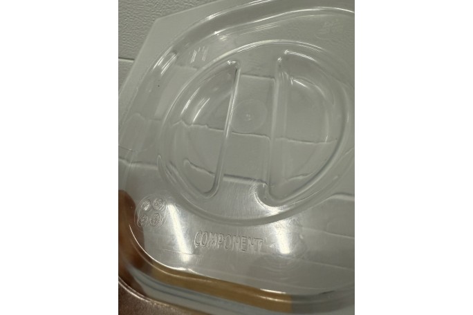 Pokrywa gastronomiczna GN 1/6 stal plastik pełna